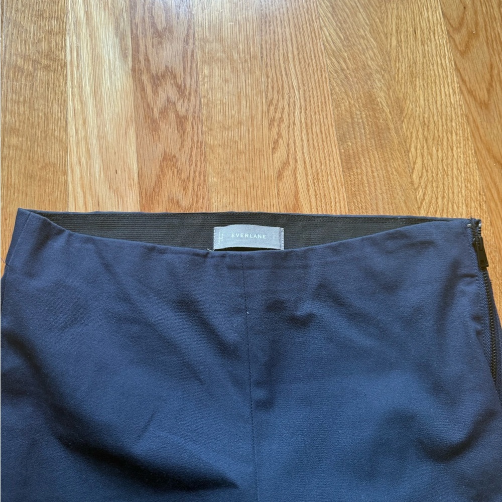 Everlane Women's Navy Stretch Cropped Pants